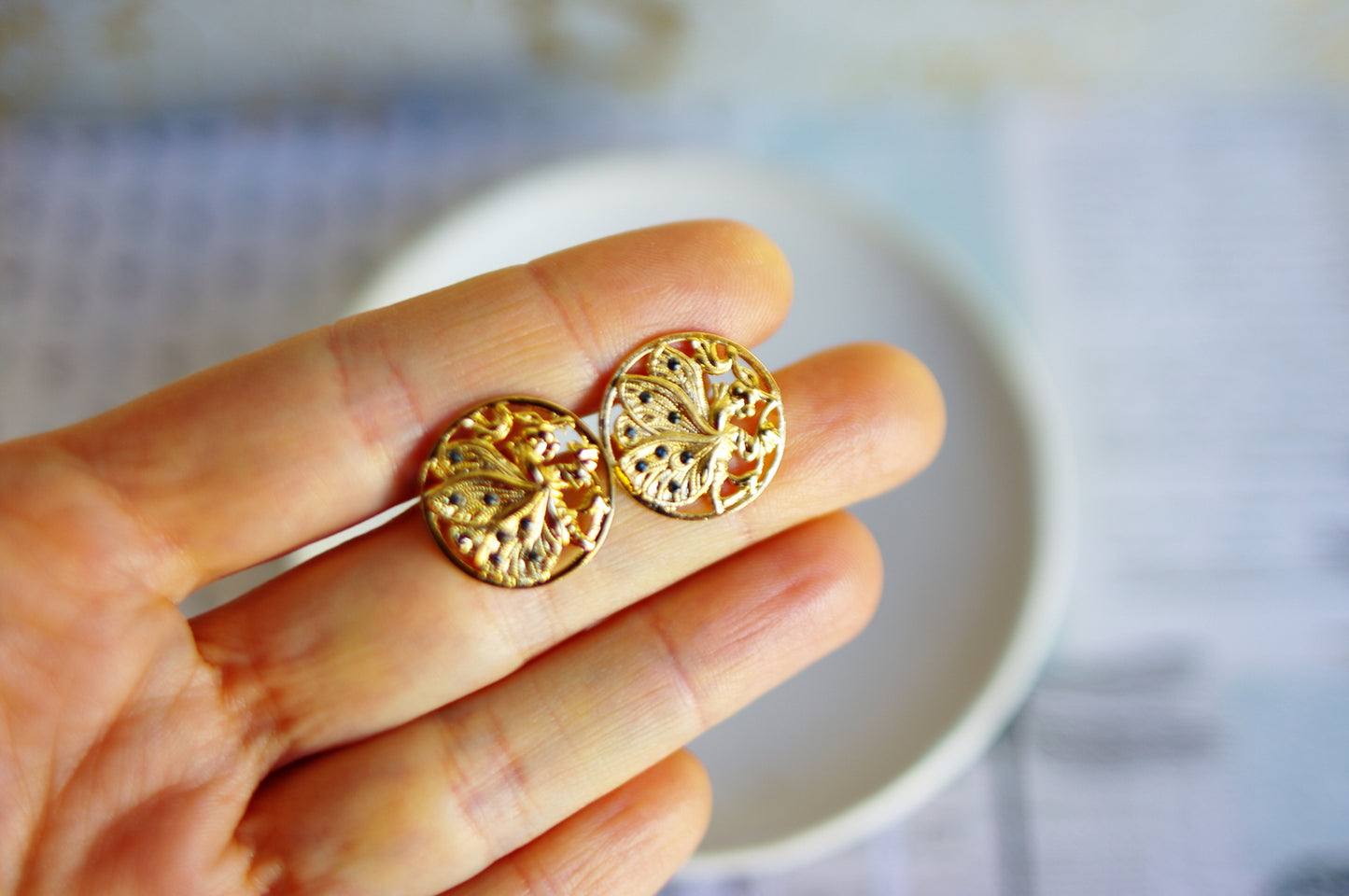 boucles d'oreilles éphémère