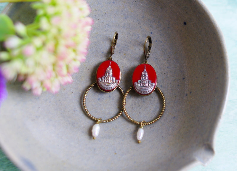 Boucles d'oreilles sacré coeur