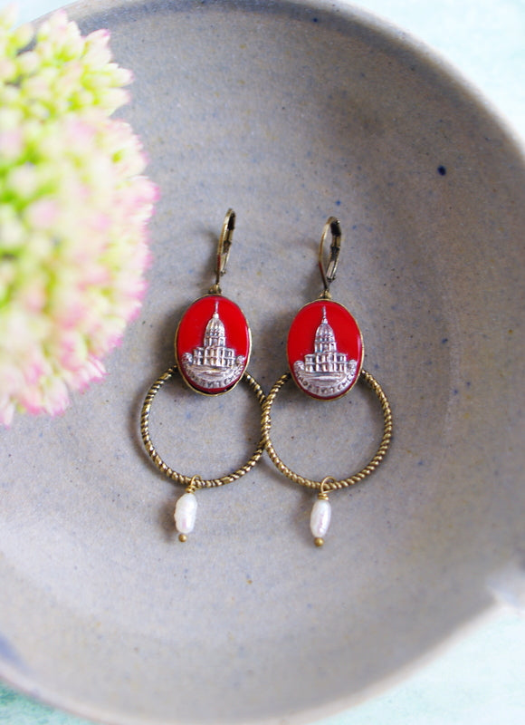 Boucles d'oreilles sacré coeur