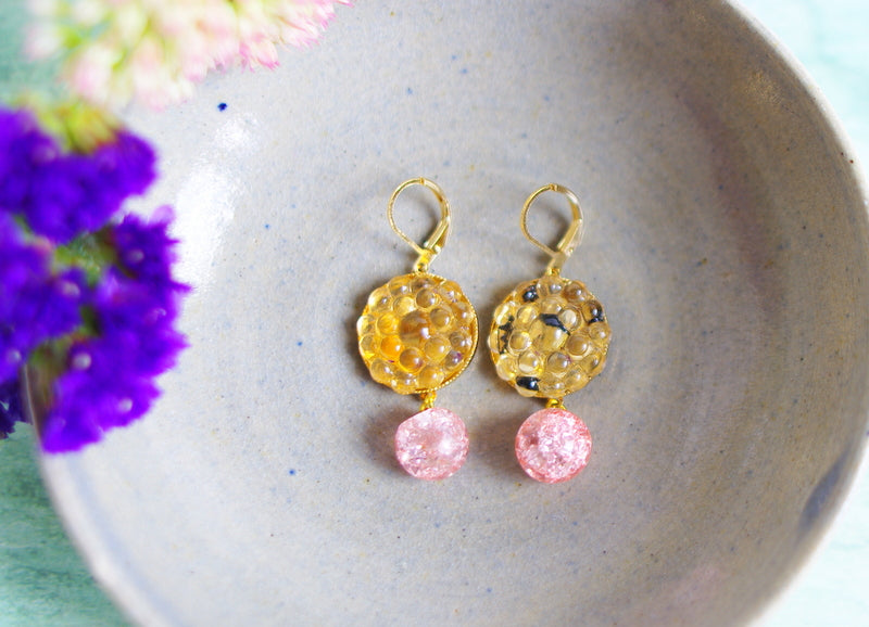 boucles d'oreilles bulles