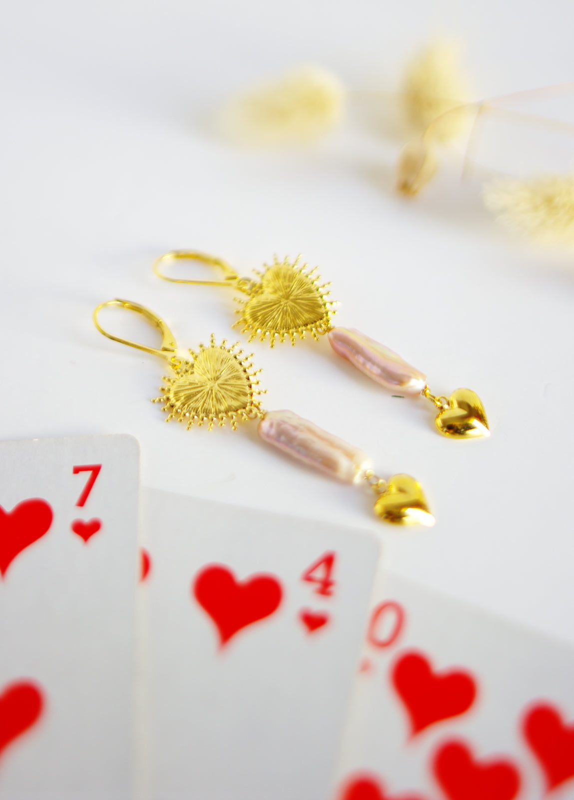 boucles d'oreilles coeurs