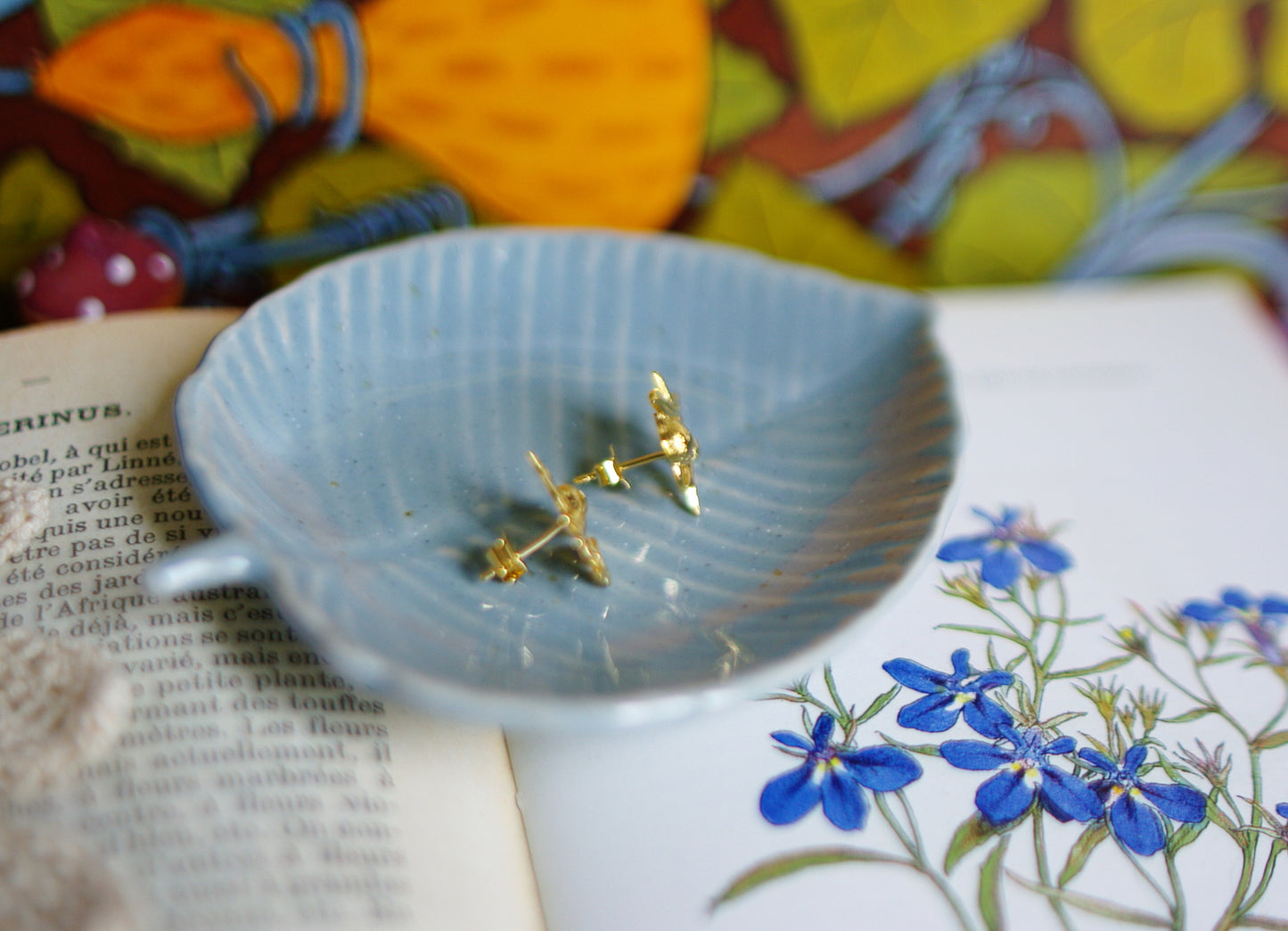 boucles d'oreilles tulipes