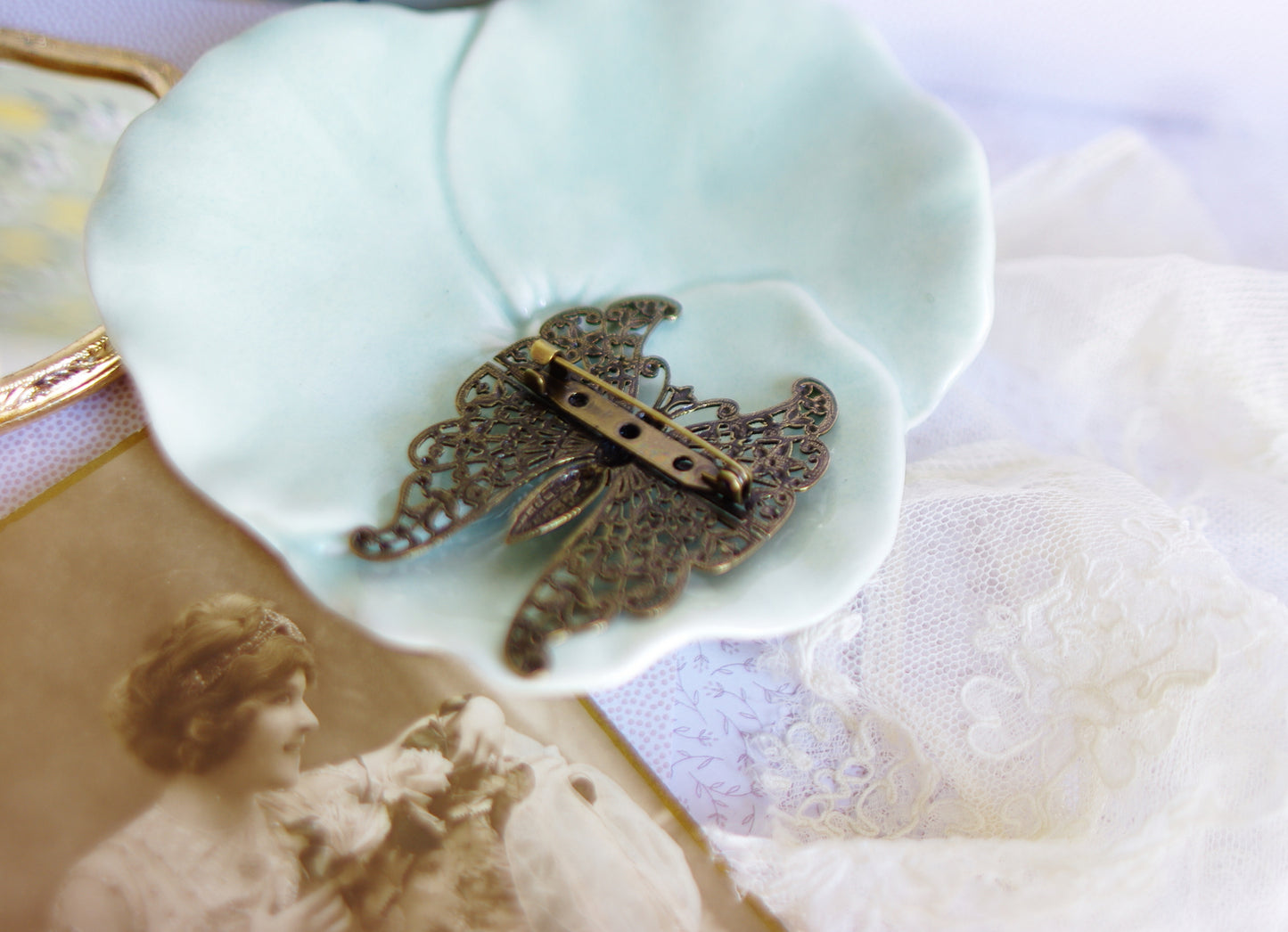 broche papillon