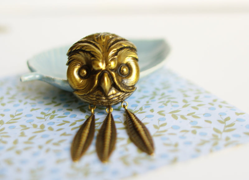 broche hibou
