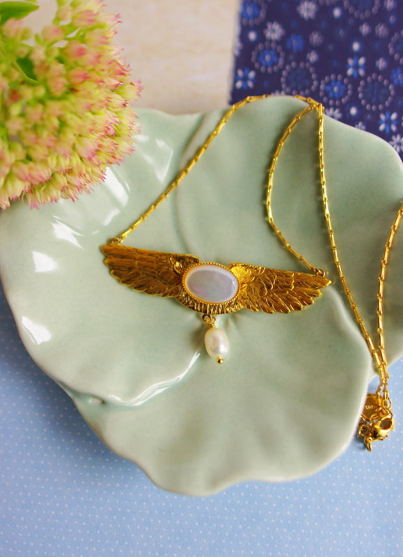 collier ailes d'ange
