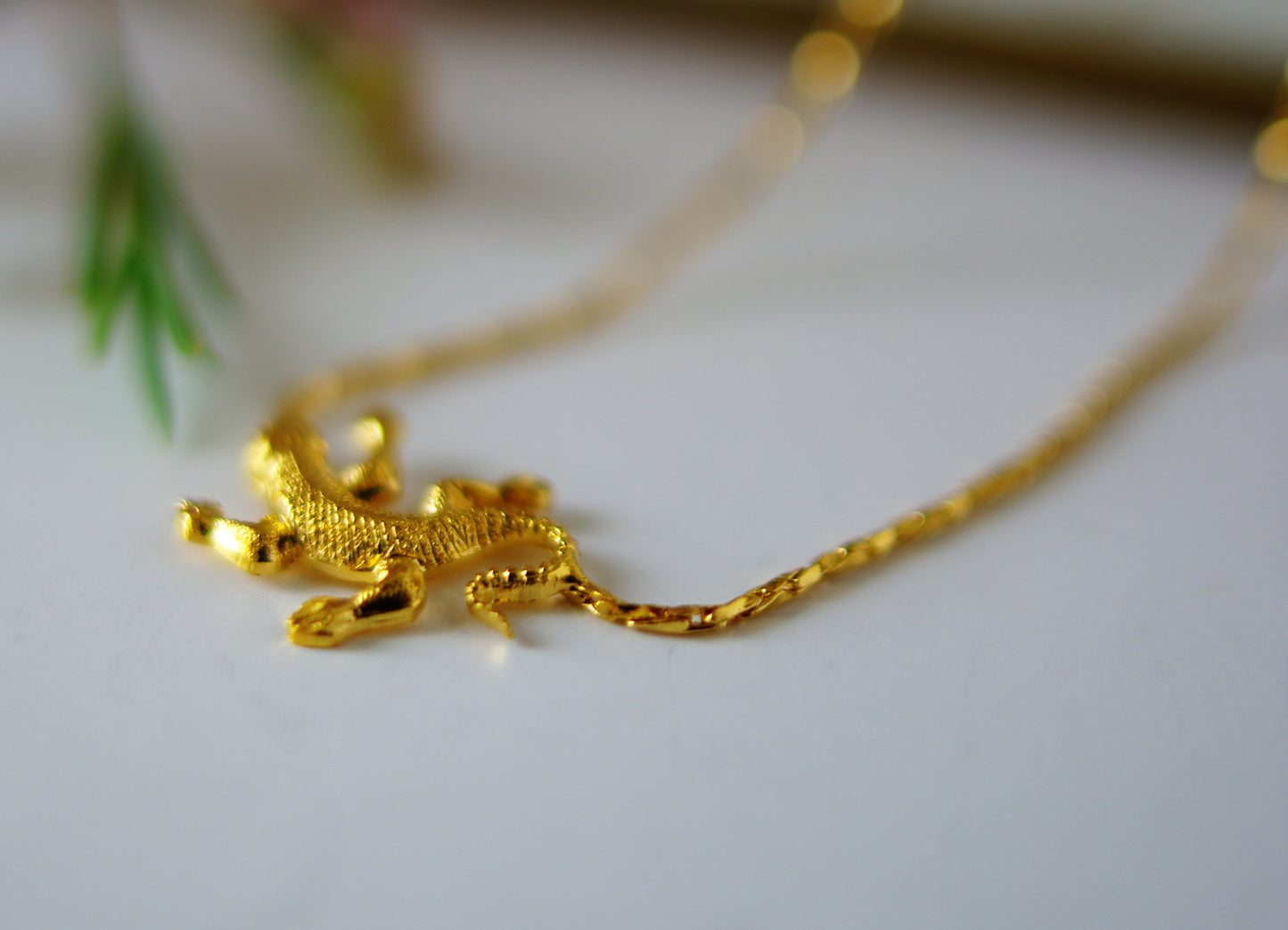 pendentif gecko