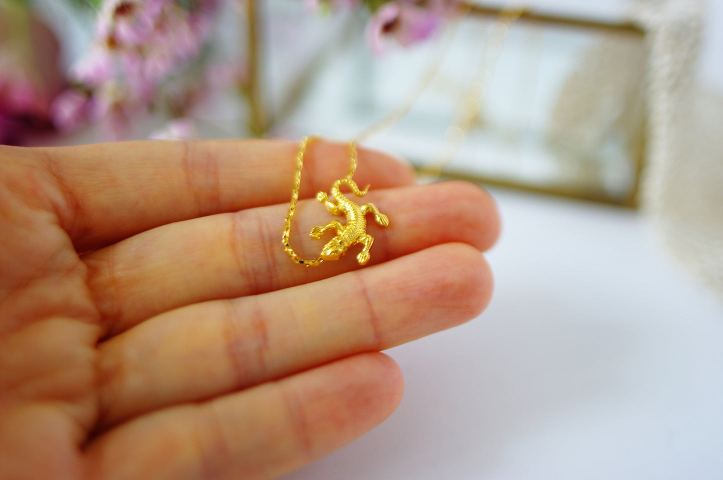pendentif gecko