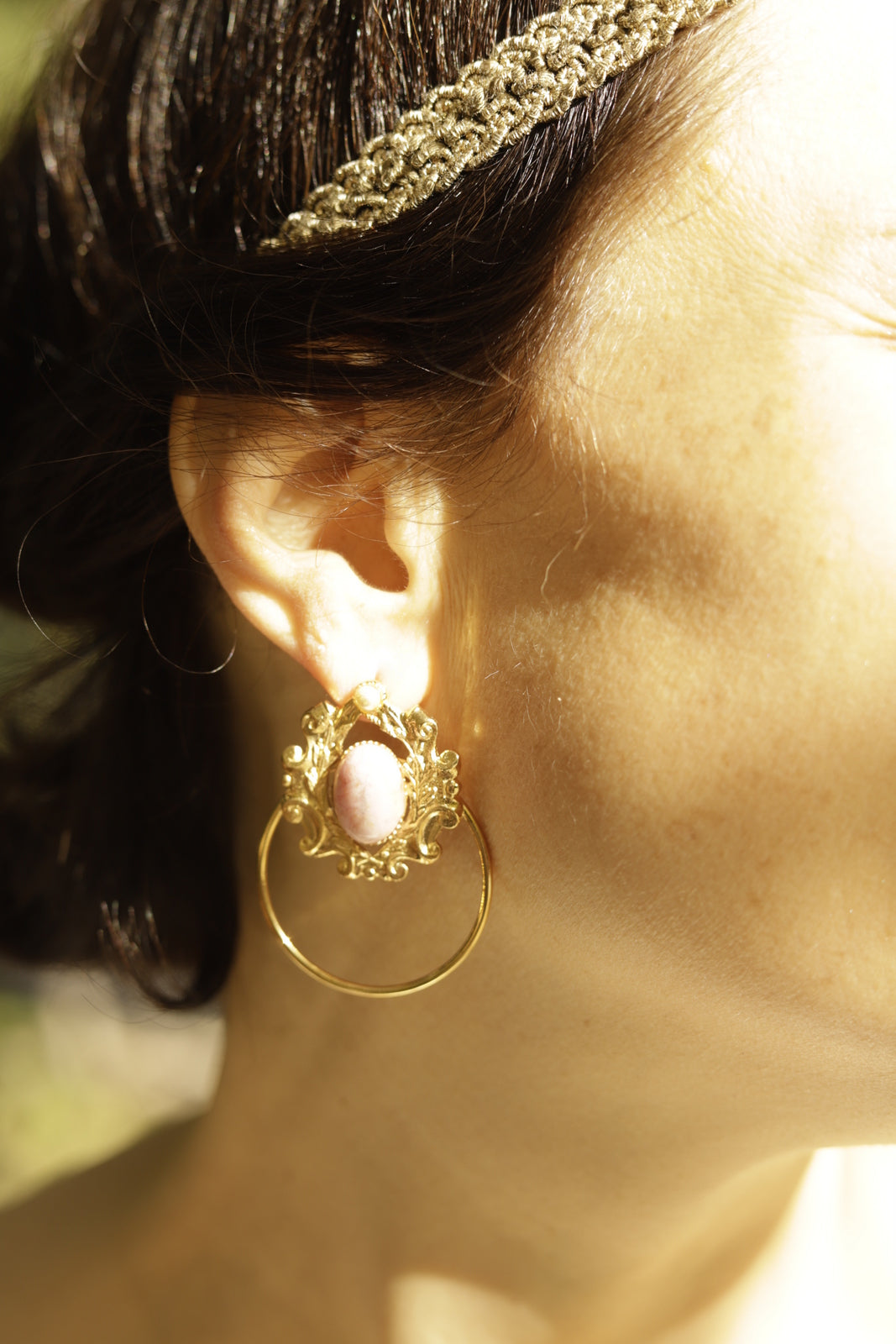 boucles d'oreilles Rosa