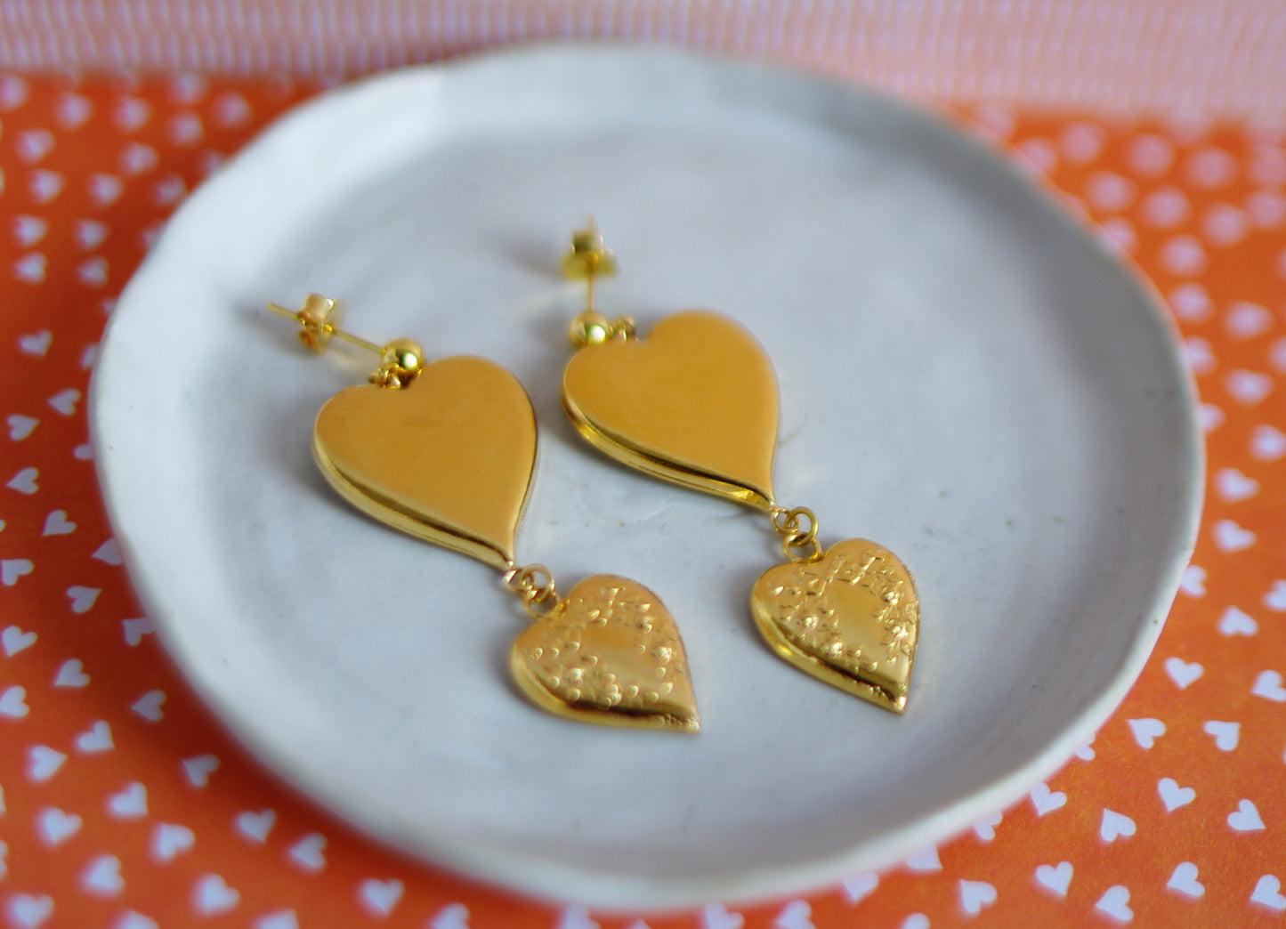 Boucles d’oreilles Cœur Romance