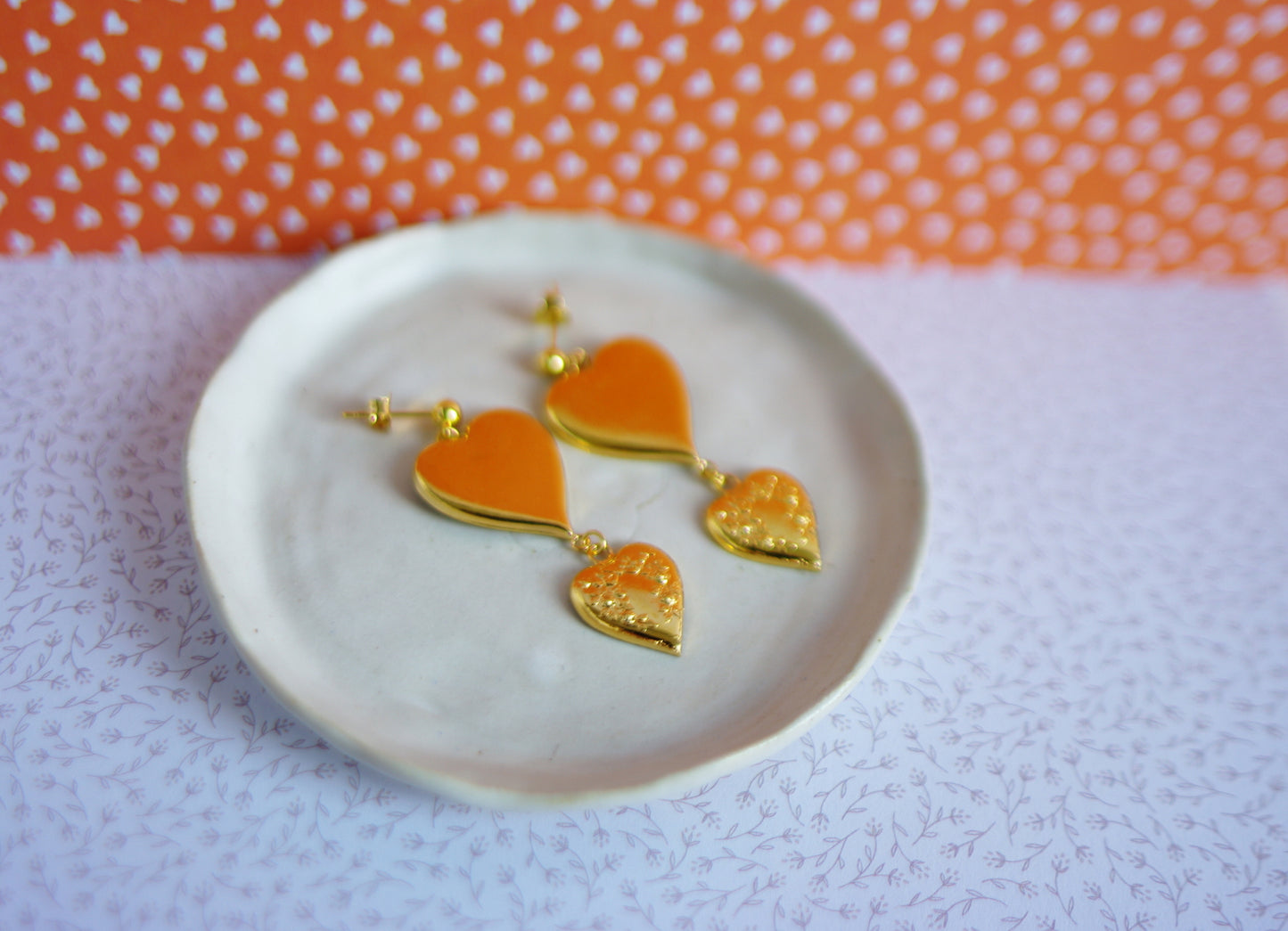 Boucles d’oreilles Cœur Romance