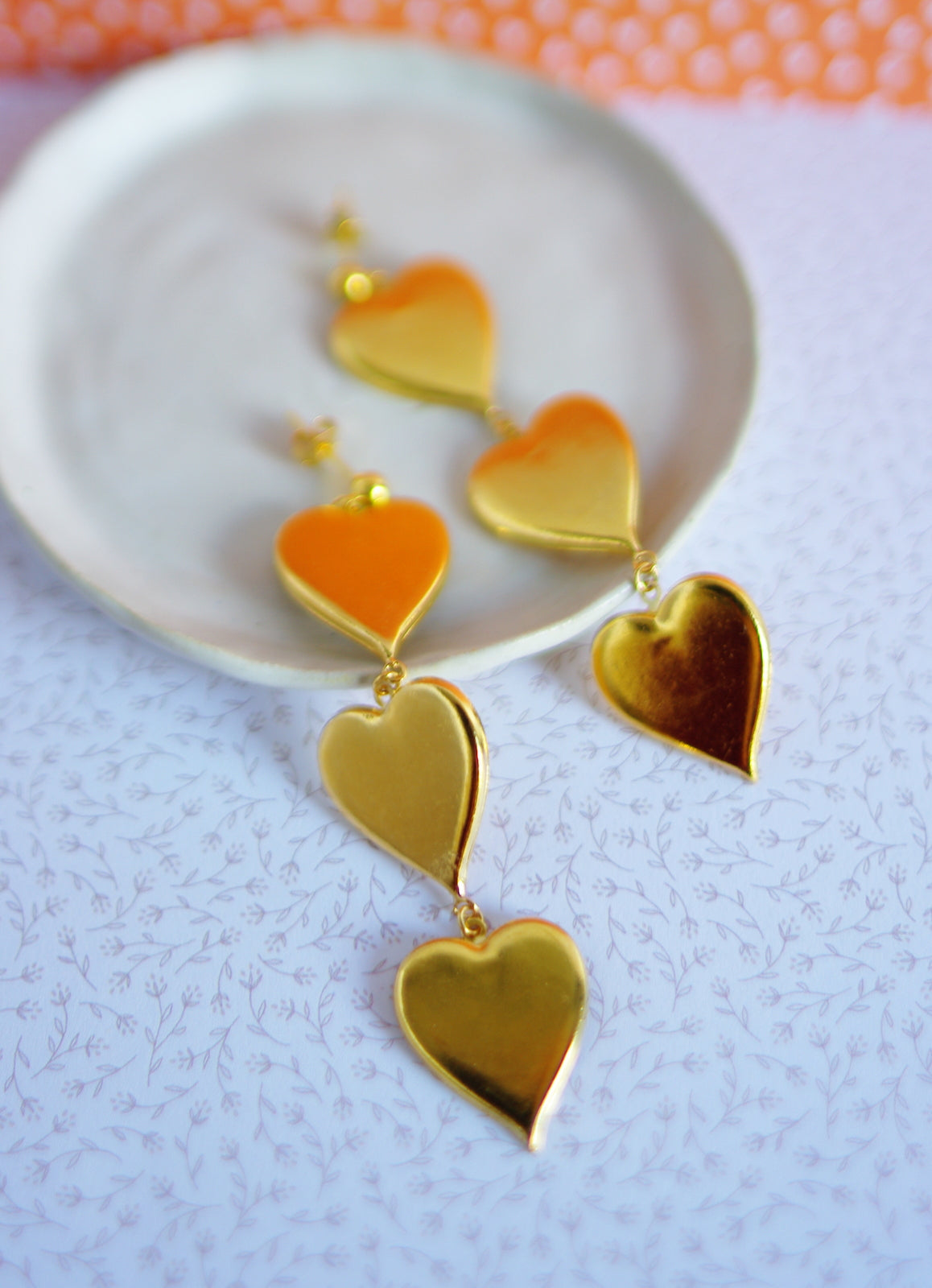 Boucles d’oreilles 3 Cœurs