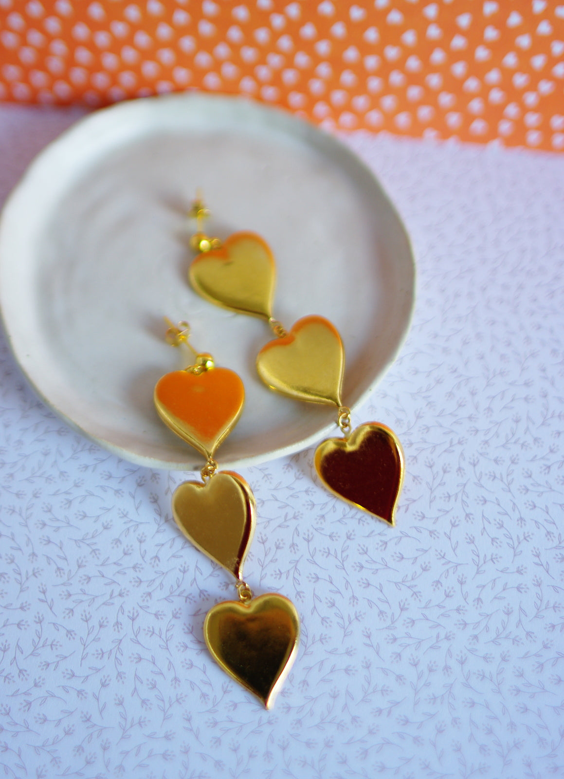 Boucles d’oreilles 3 Cœurs