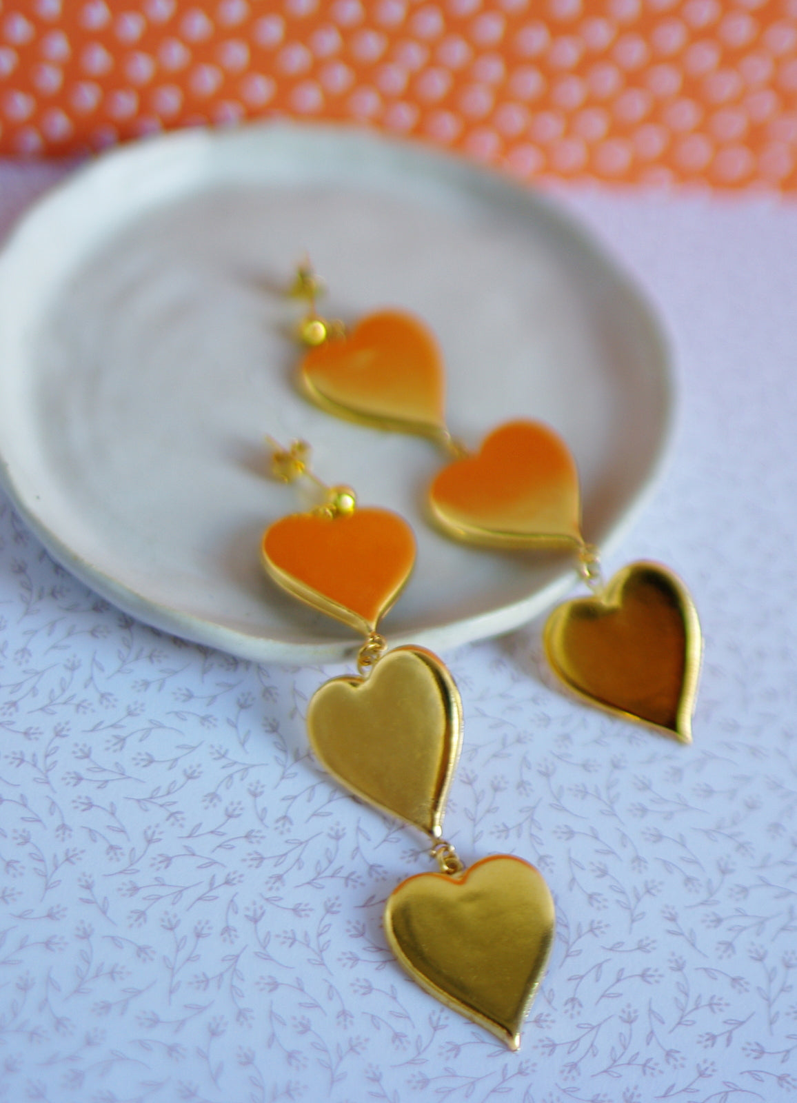Boucles d’oreilles 3 Cœurs