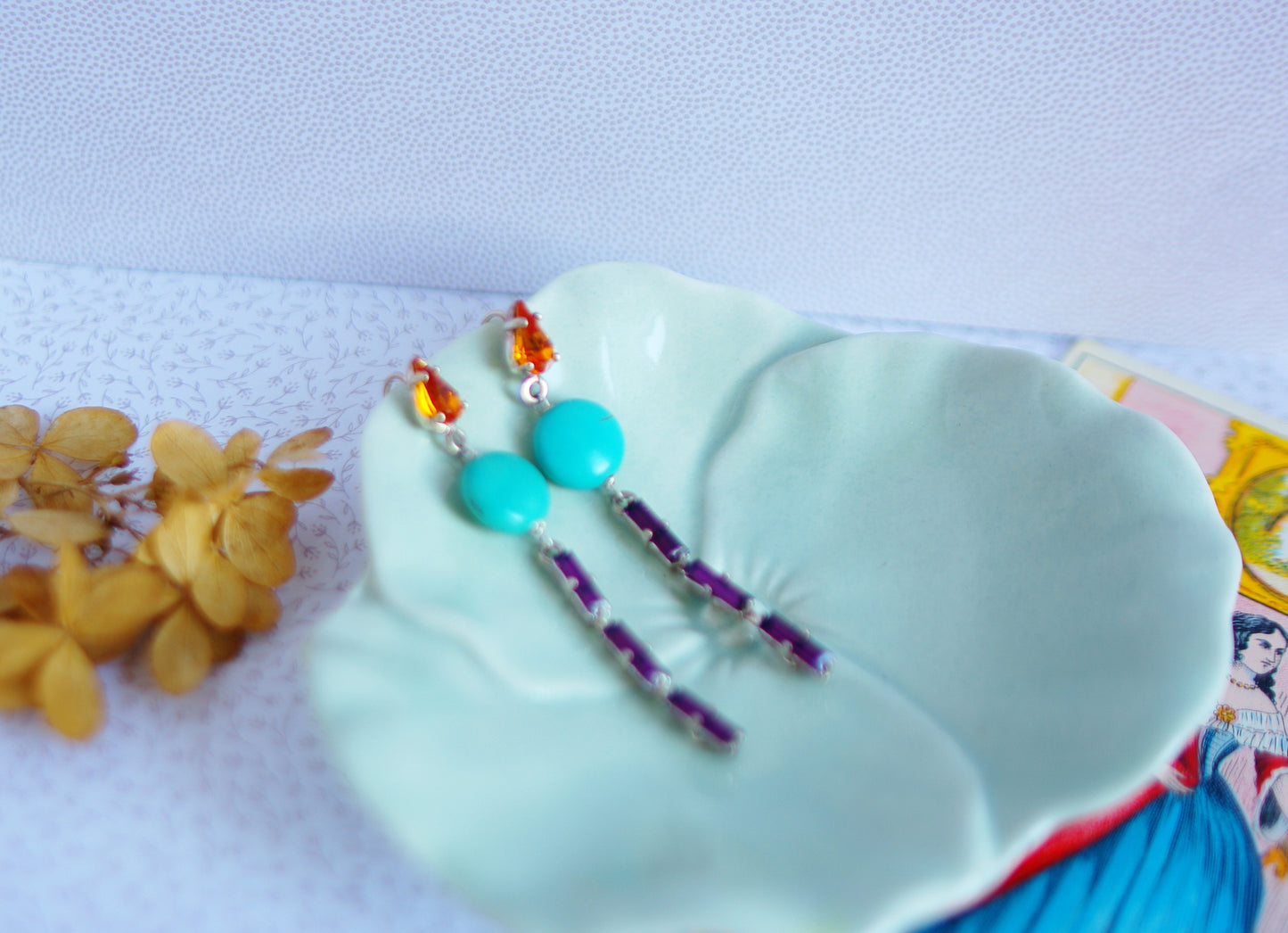 Boucles d’oreilles Lagon
