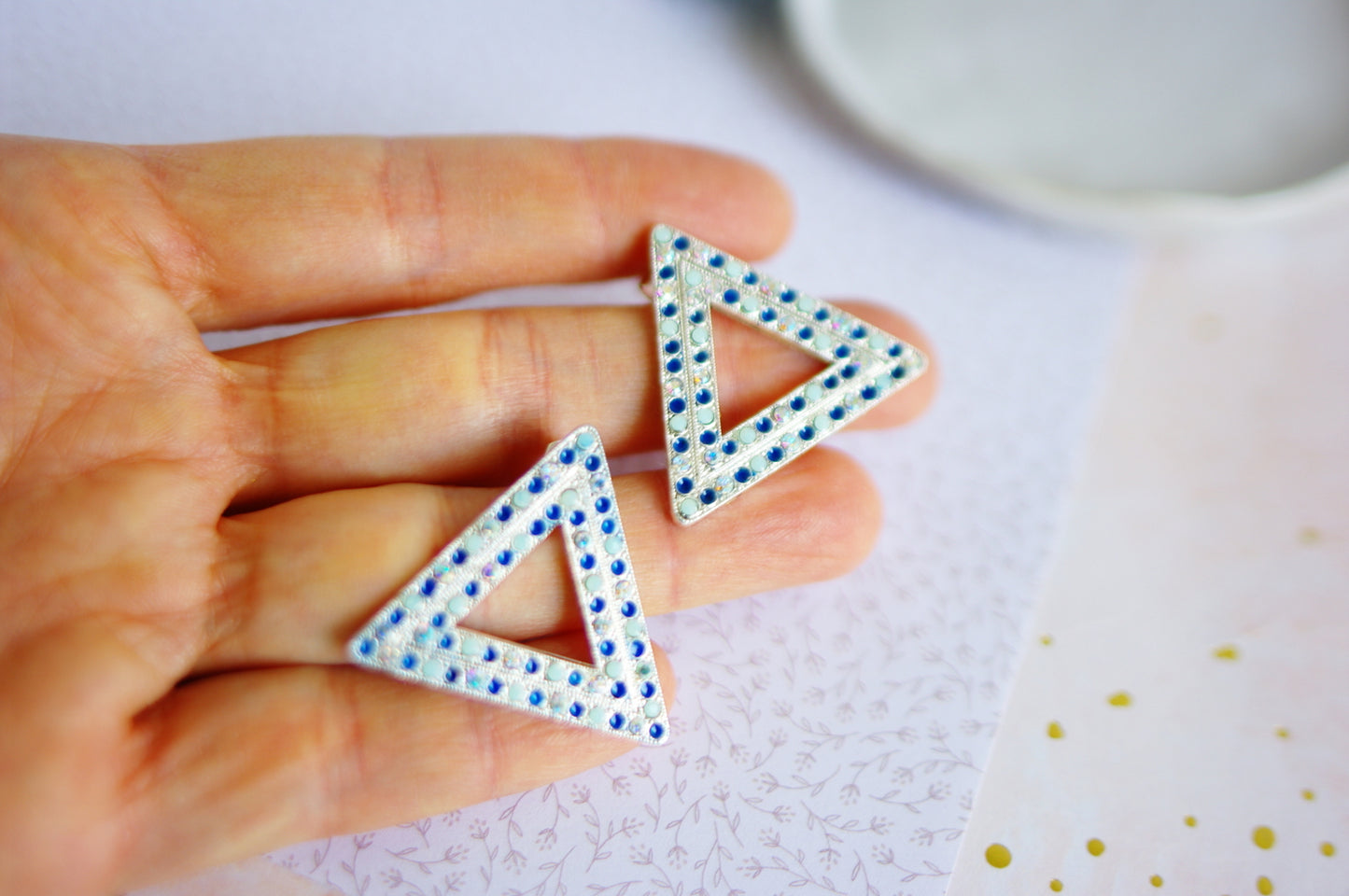 Boucles d’oreilles Triangles