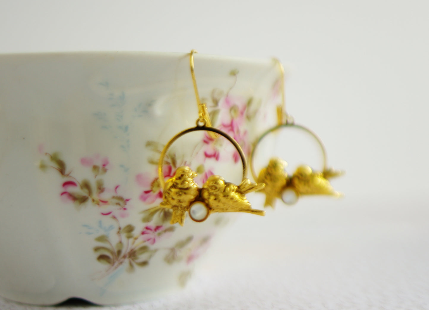 boucles d'oreilles Colombe