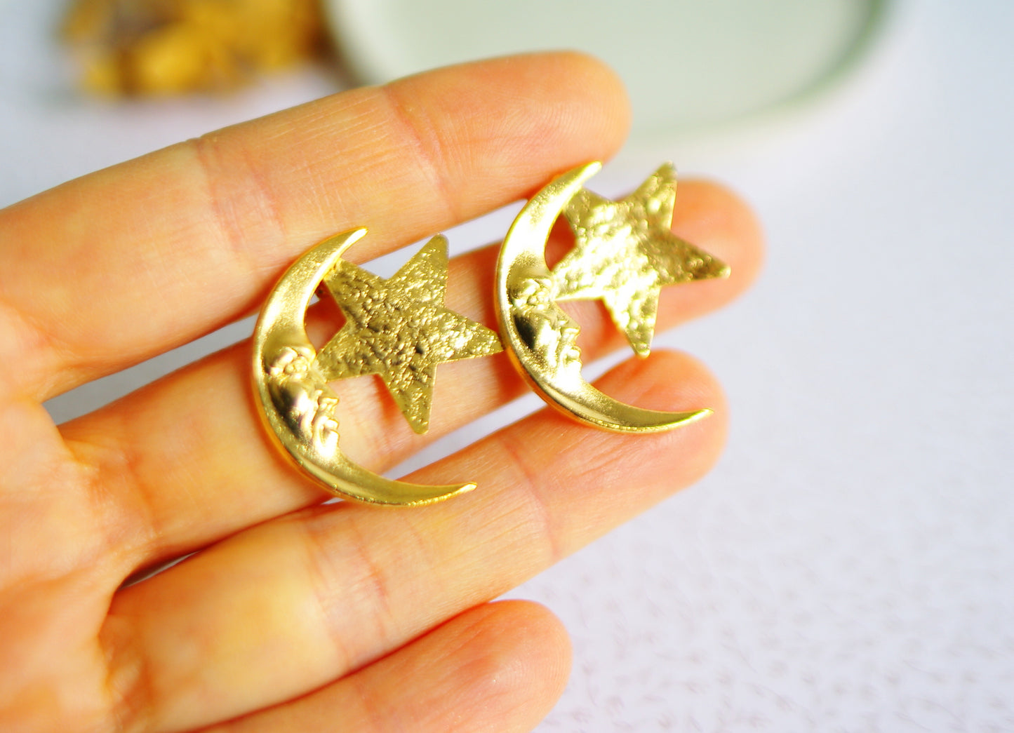 Boucles d’oreilles Lunaire