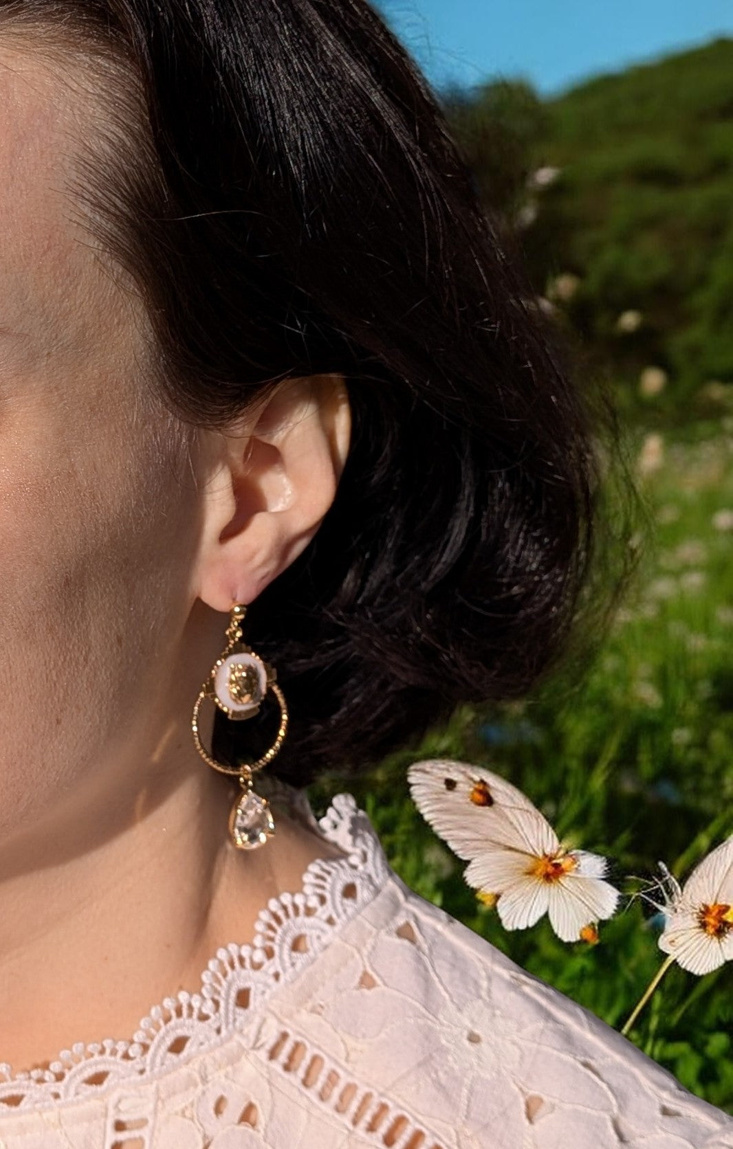Boucles d’oreilles Rainette