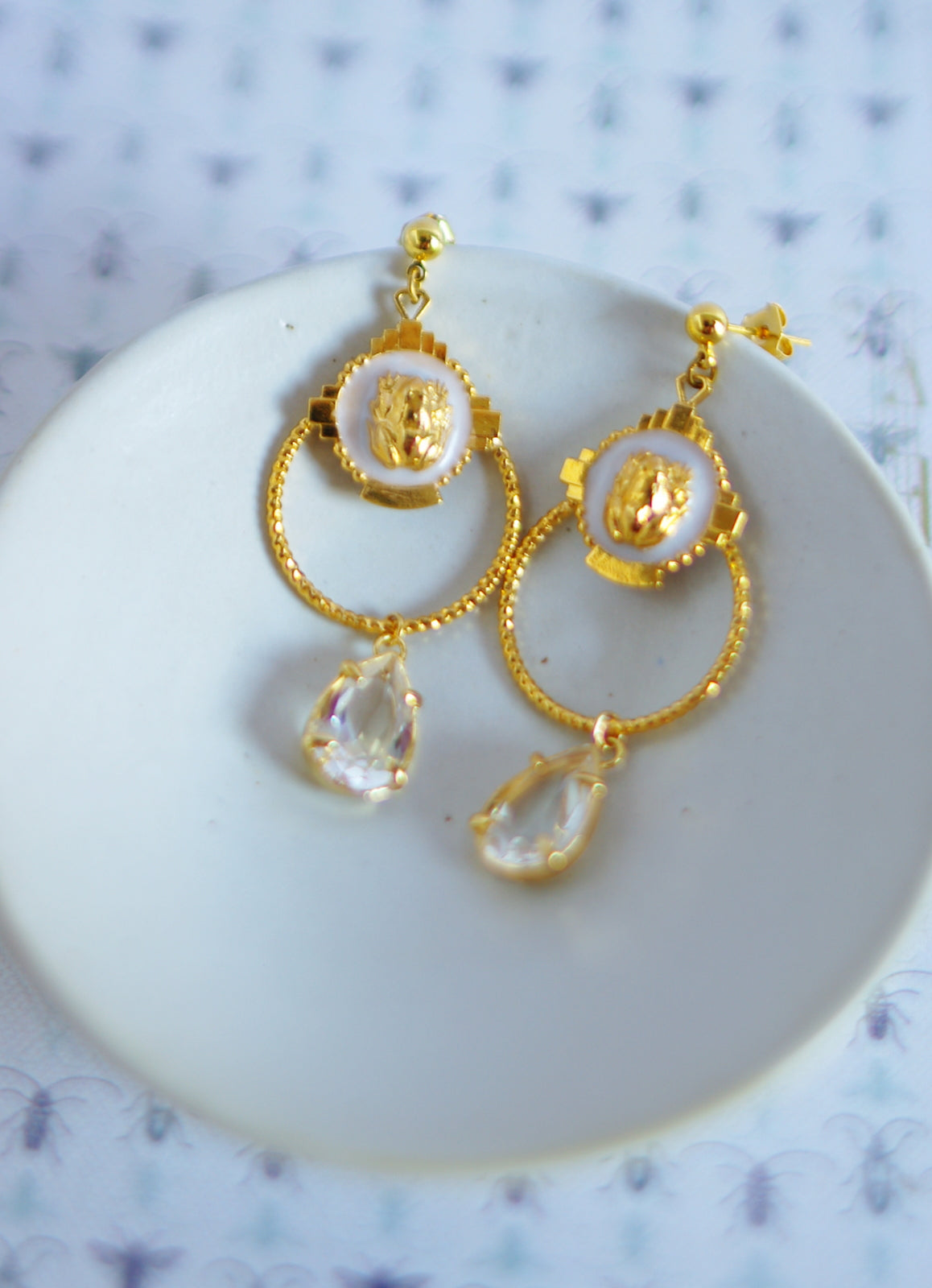 Boucles d’oreilles Rainette
