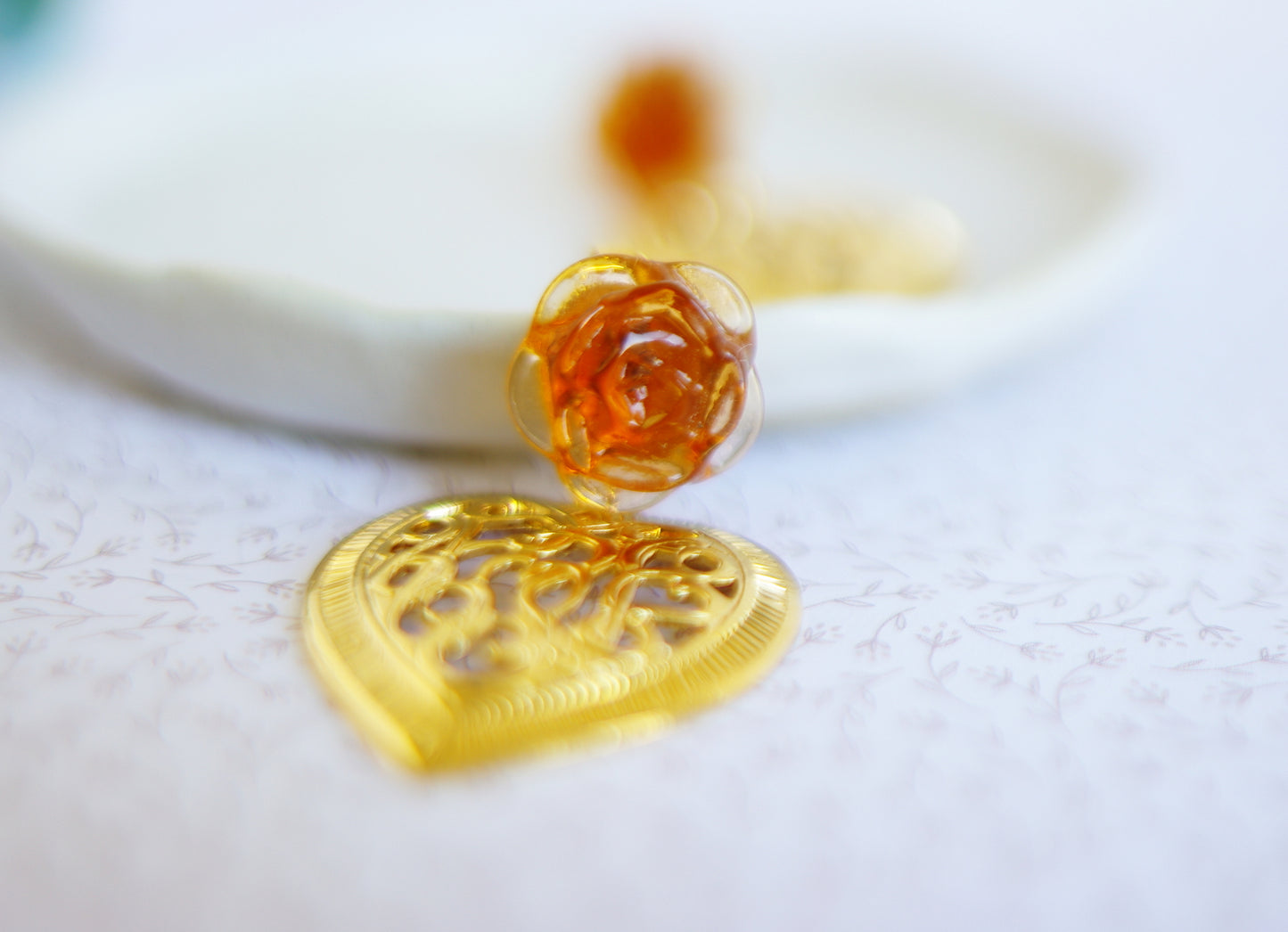 boucles d'oreilles Romance