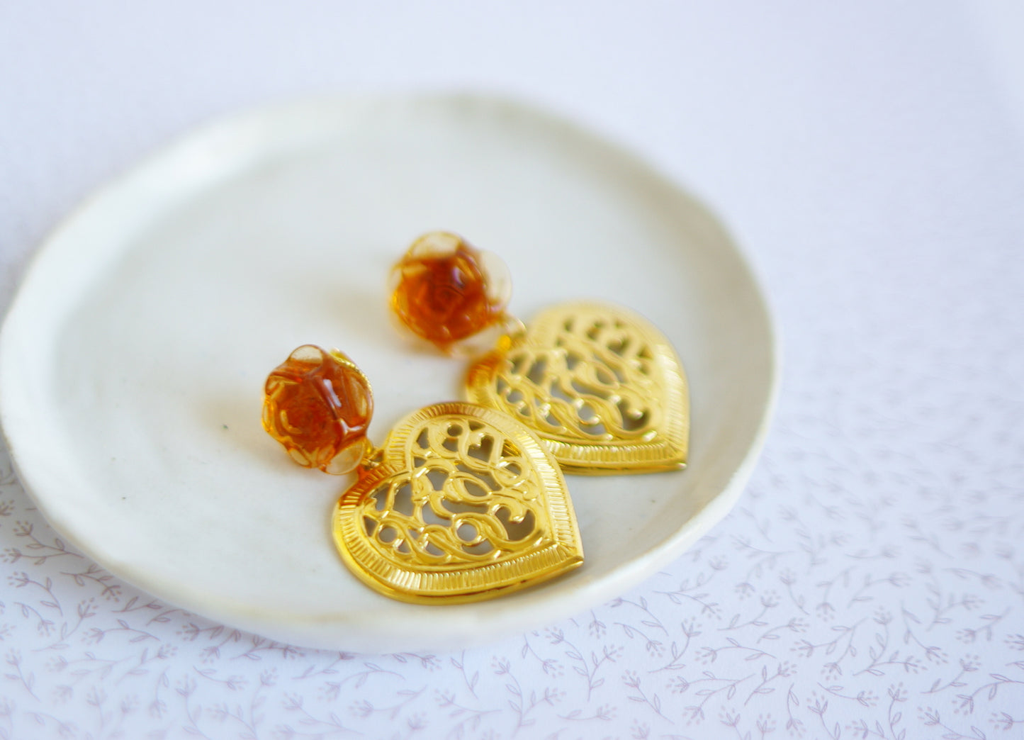 boucles d'oreilles Romance