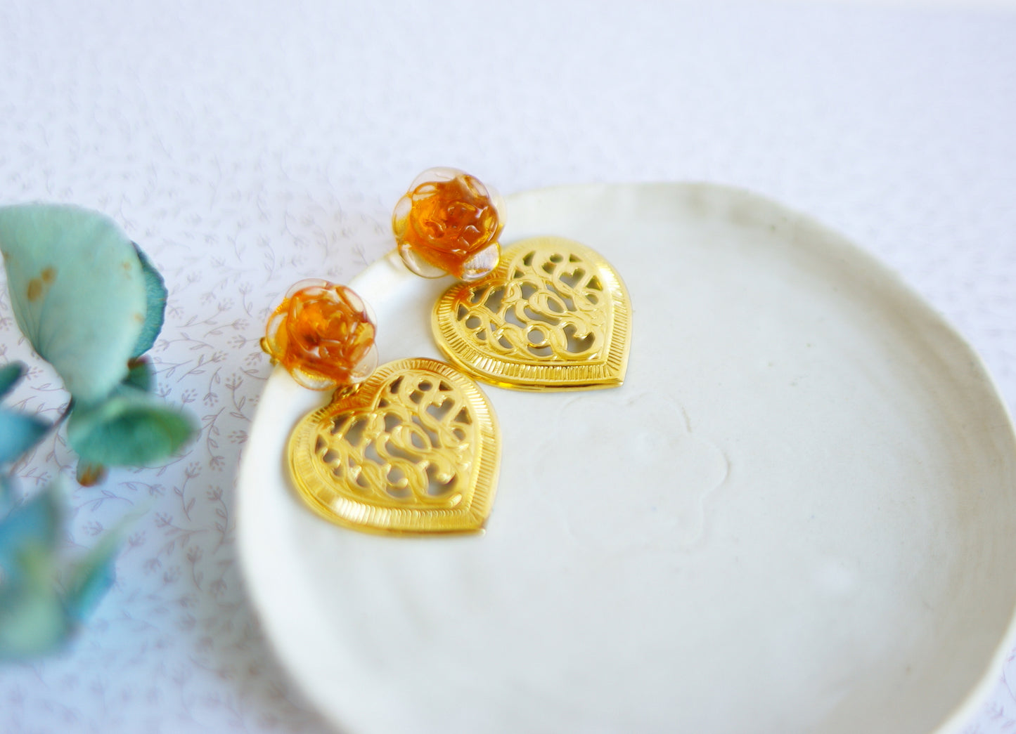 boucles d'oreilles Romance