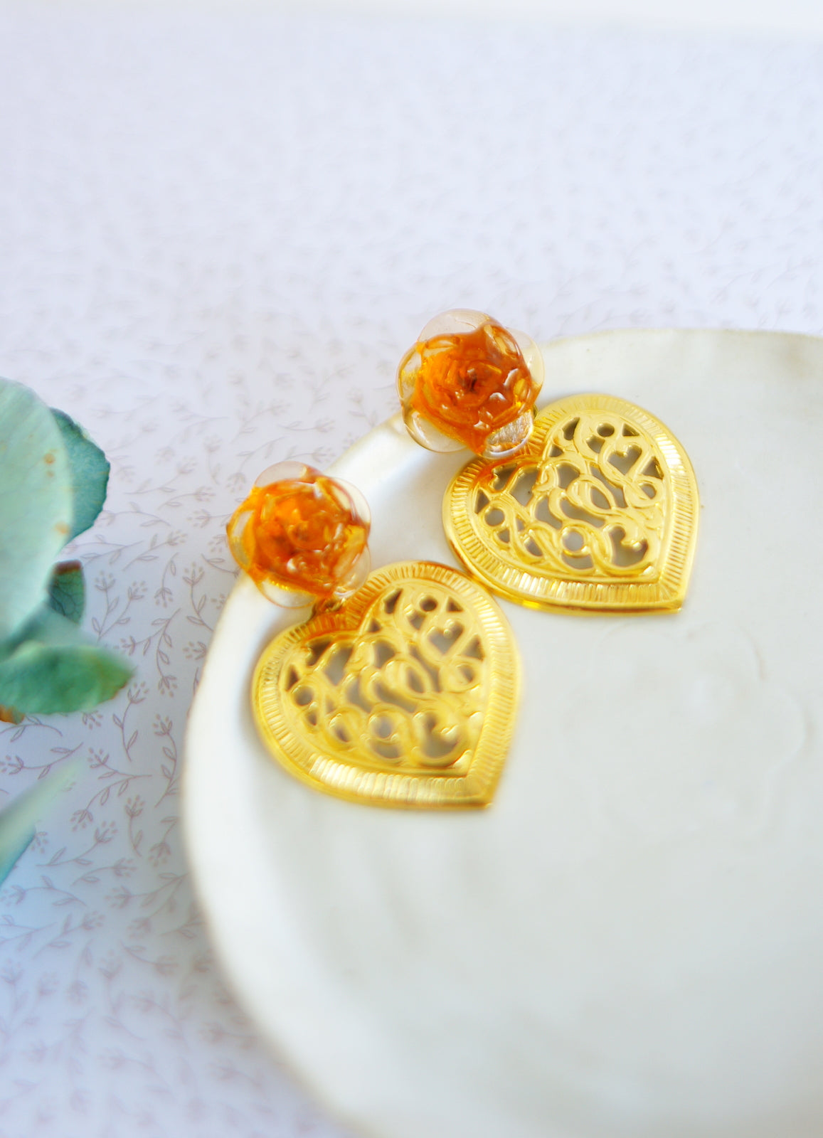 boucles d'oreilles Romance