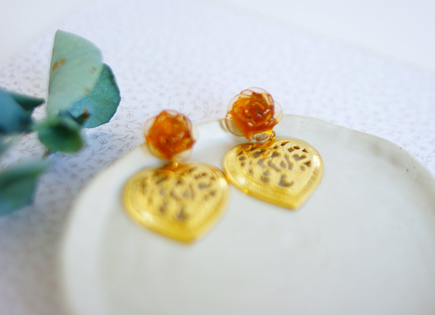 boucles d'oreilles Romance