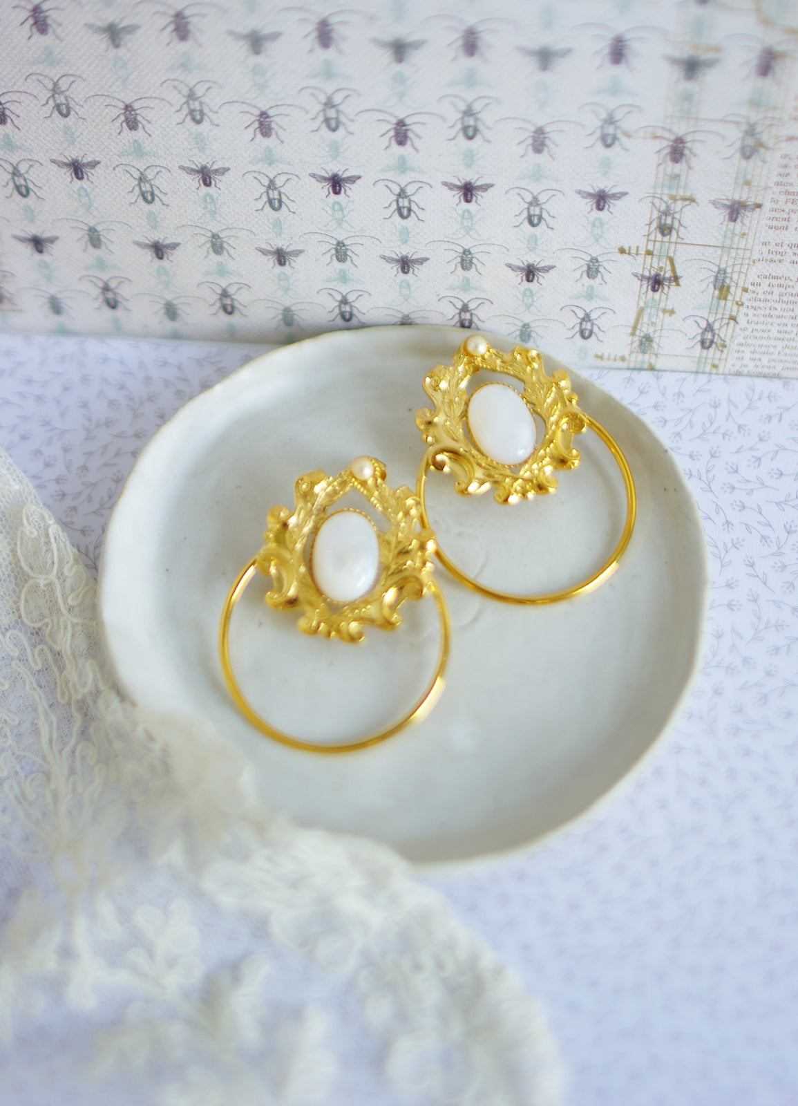 boucles d'oreilles Rosa