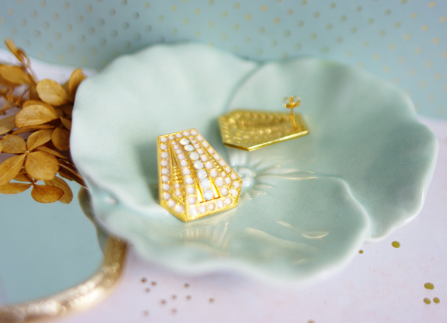 boucles d'oreilles Rosa