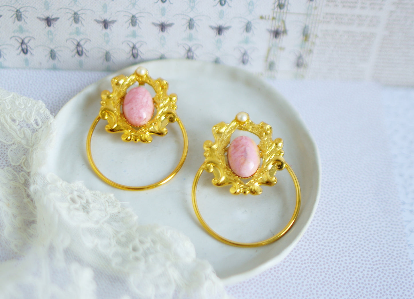 boucles d'oreilles Rosa