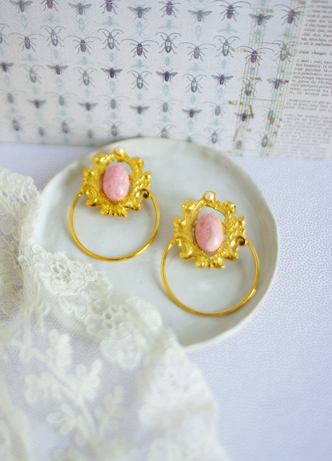 boucles d'oreilles Rosa