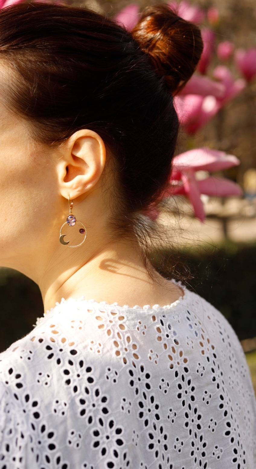 boucles d'oreilles Céleste