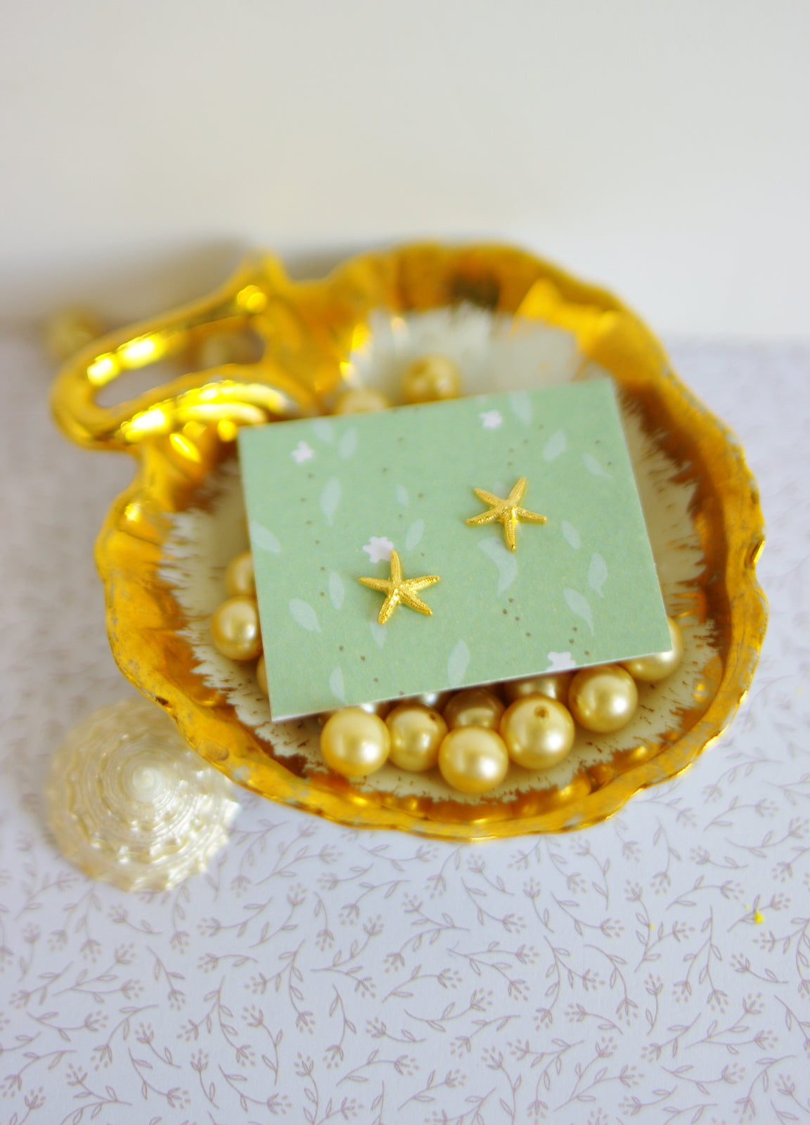 boucles d'oreilles thème mer