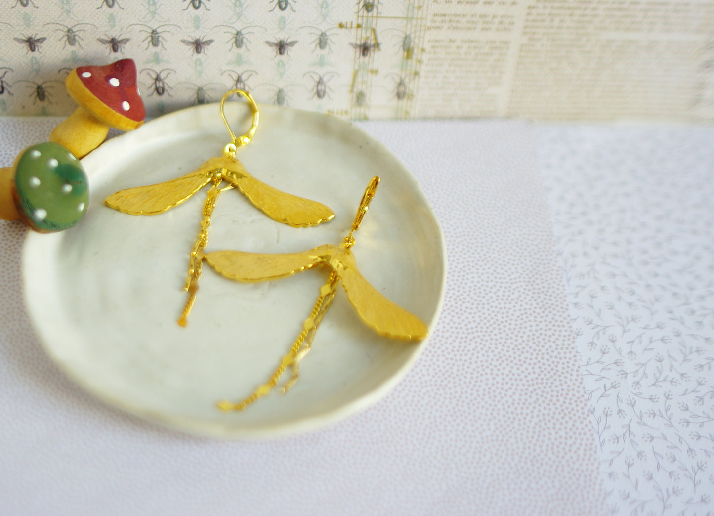 boucles d'oreilles automne