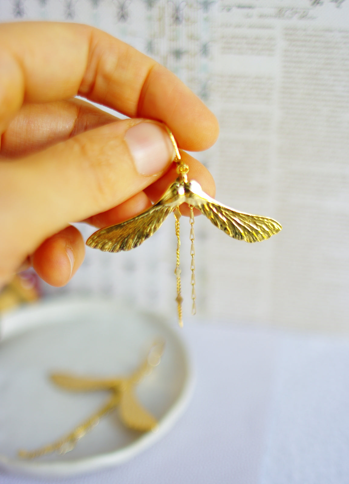 boucles d'oreilles automne