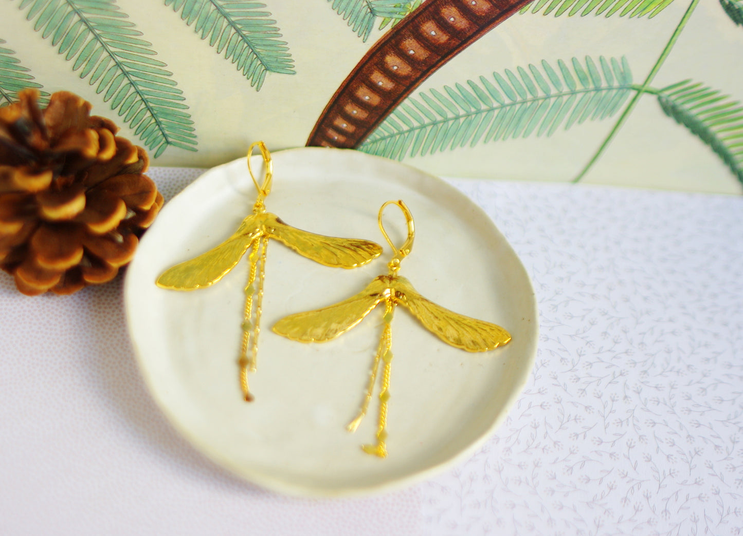 boucles d'oreilles automne