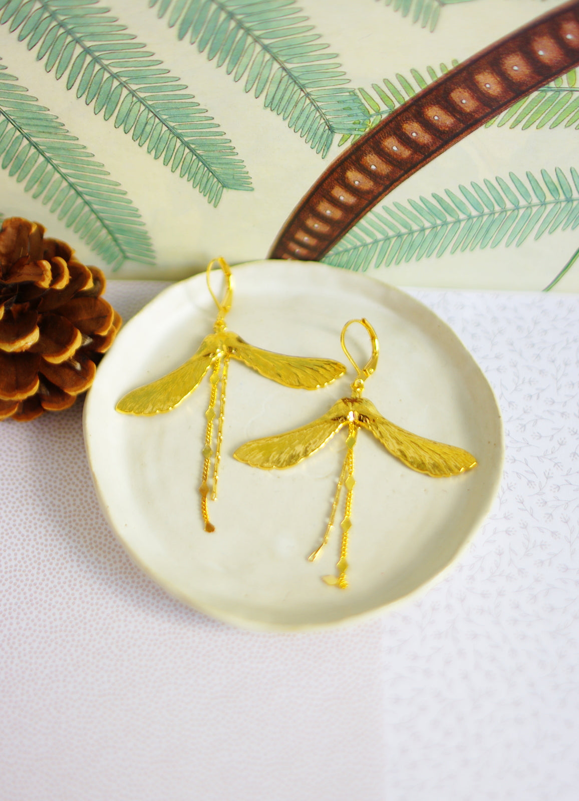 boucles d'oreilles automne