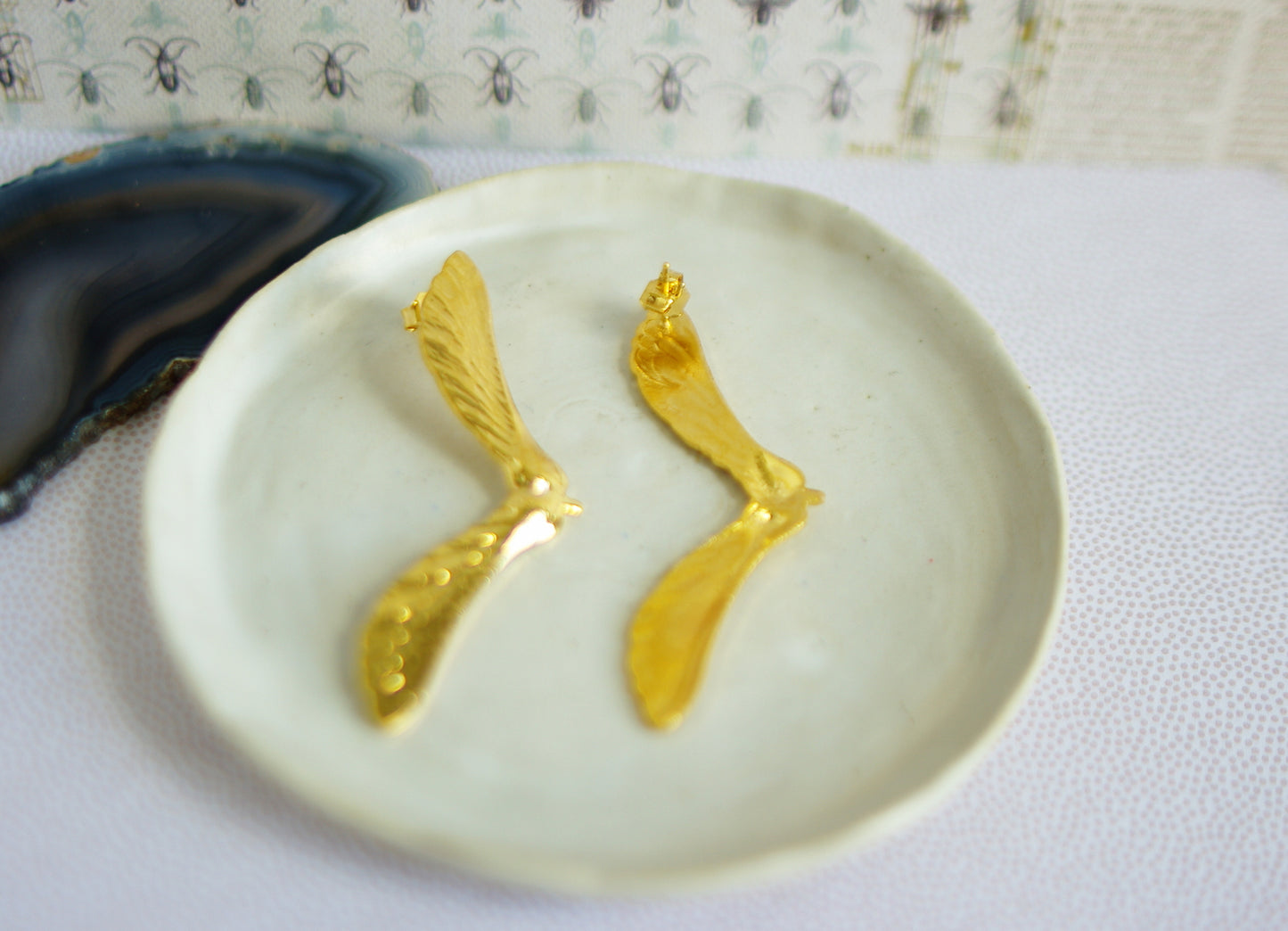 boucles d'oreilles automne