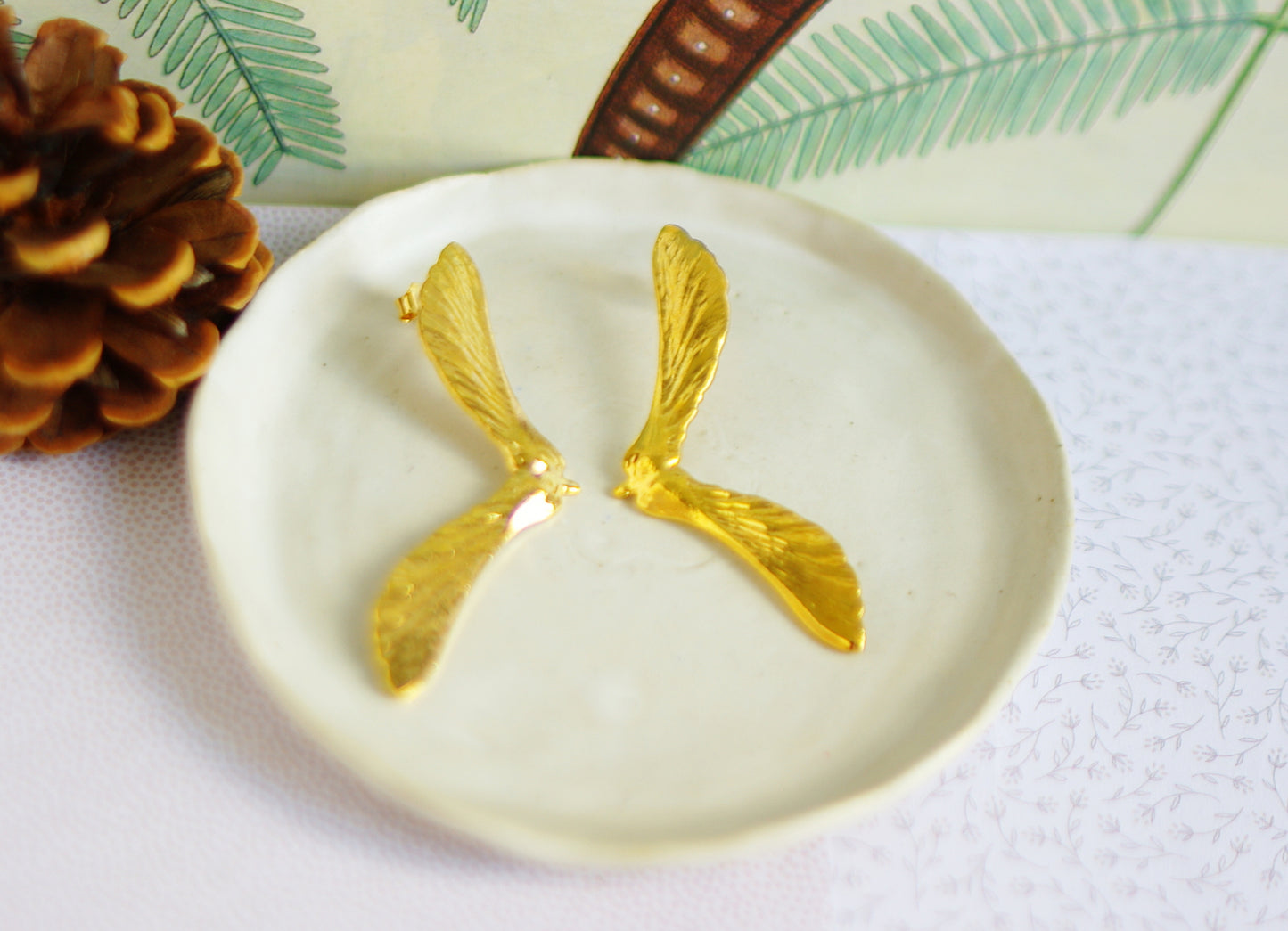 boucles d'oreilles automne