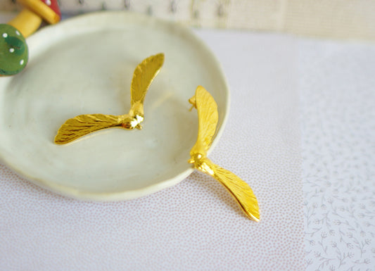 boucles d'oreilles automne