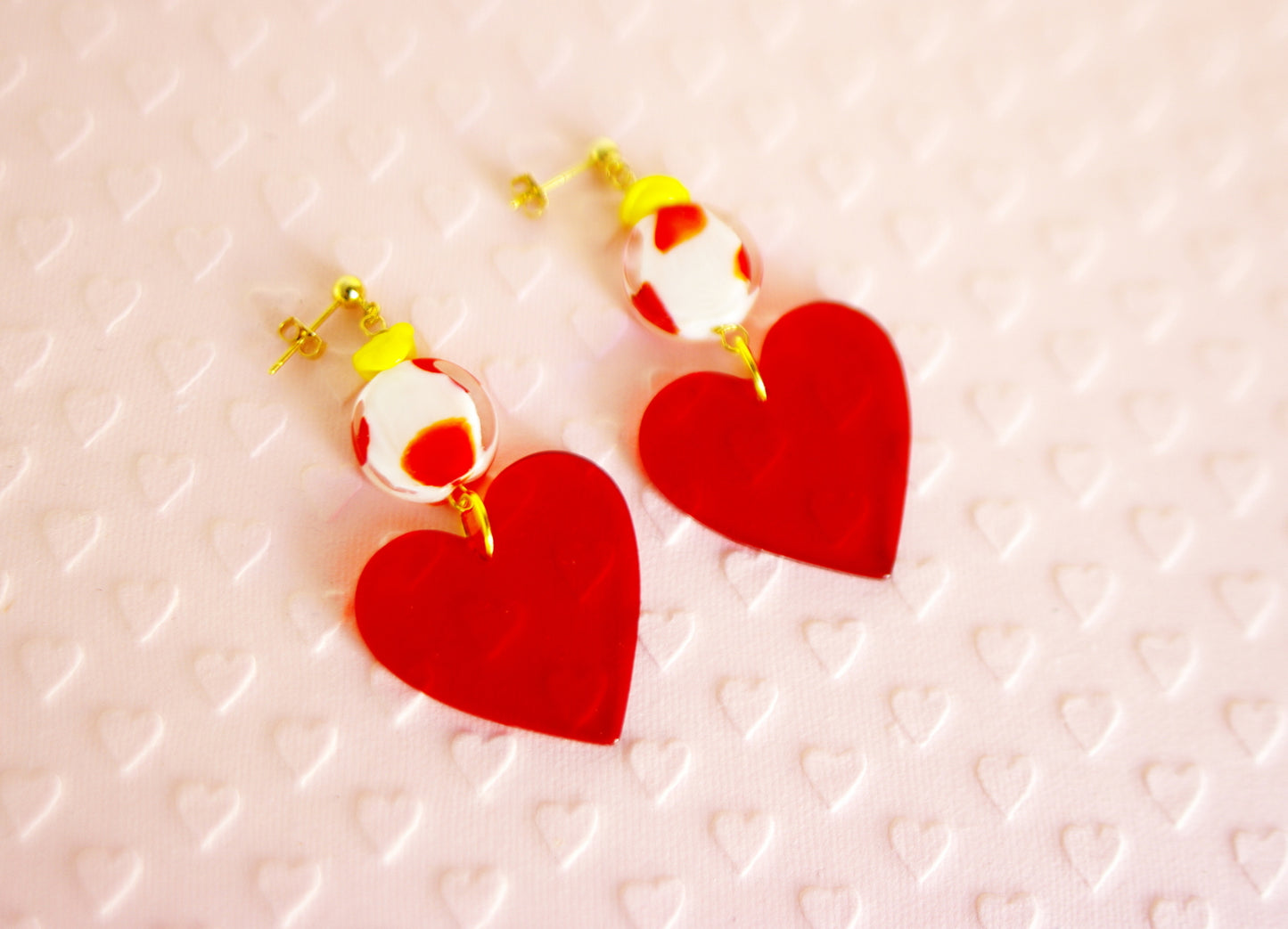Boucles d’oreilles cœur