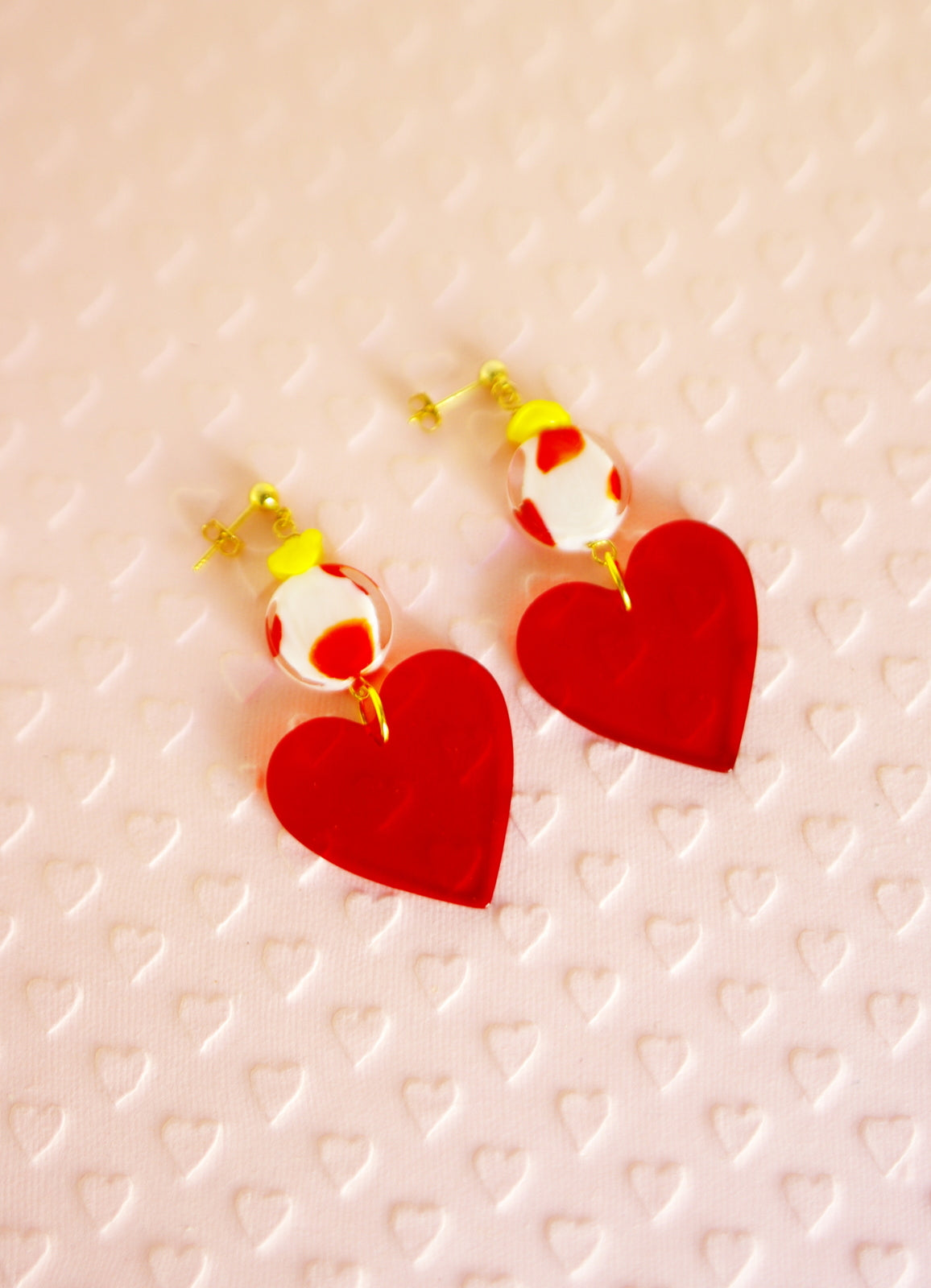 Boucles d’oreilles cœur