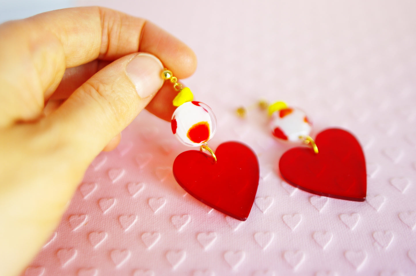 Boucles d’oreilles cœur