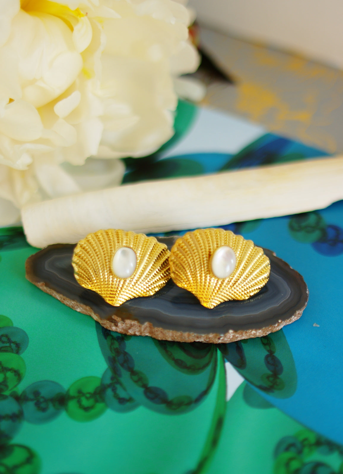 boucles d'oreilles coquillages