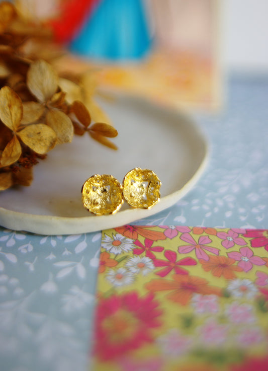 Boucles d'oreilles fleurs