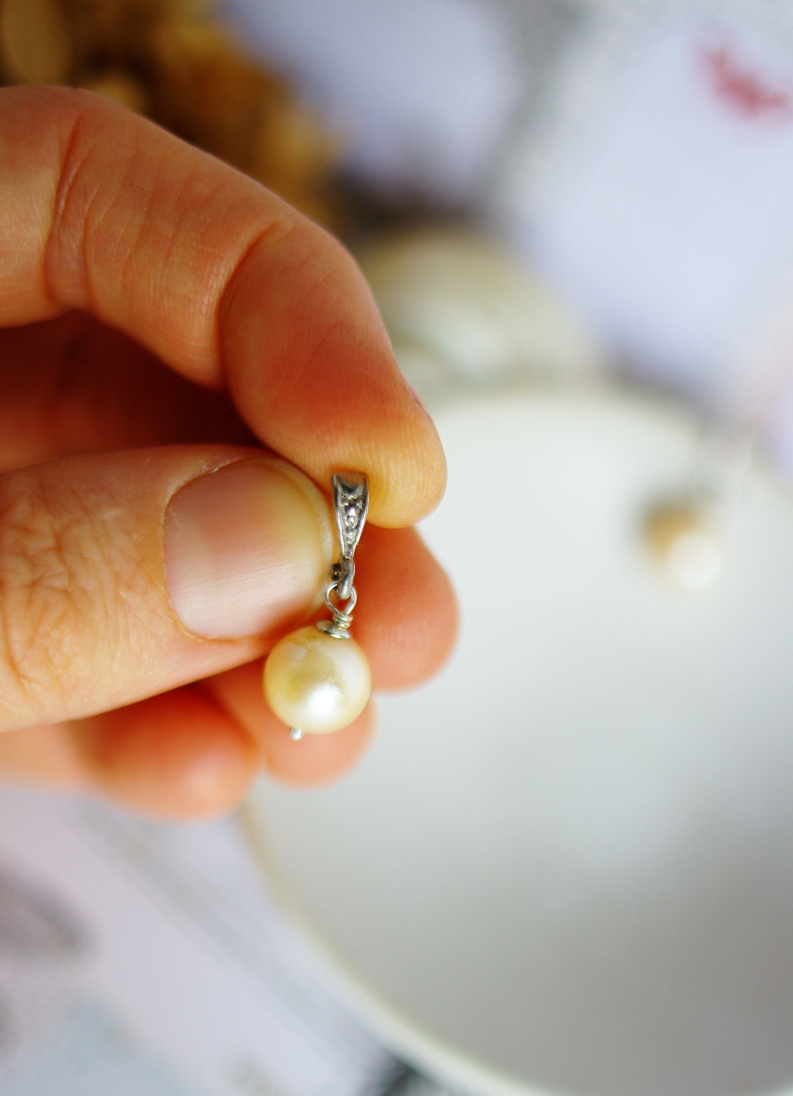 boucles d'oreilles perles