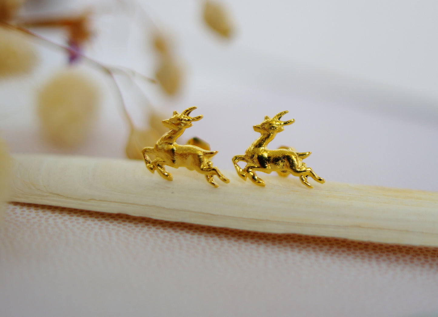 boucles d'oreilles cerfs