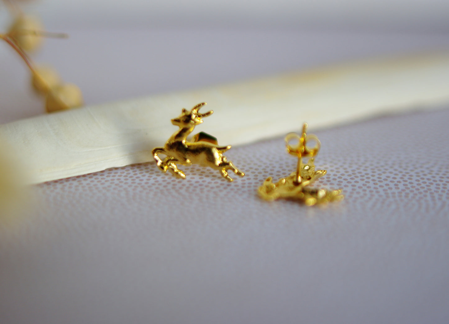 boucles d'oreilles cerfs