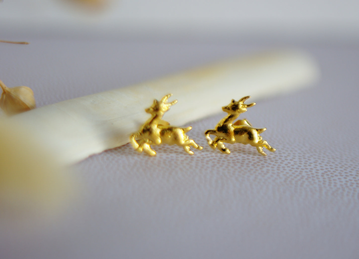 boucles d'oreilles cerfs